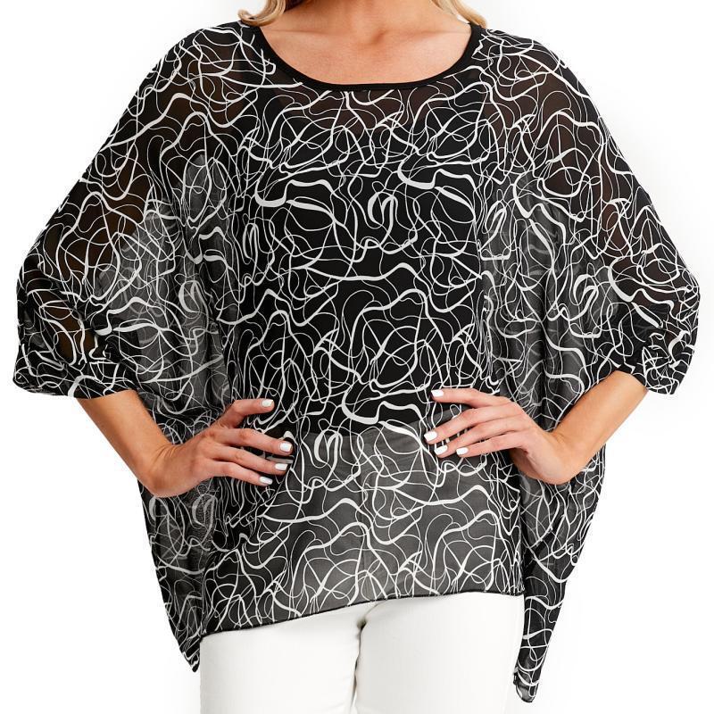 Женская рубашка с защитой от солнца из шифона 4 серии Bohemian