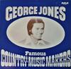 LP Record GEORGE JONES - Famous Country Music Makers DPS2056 RCA 1972 UK Folk Used