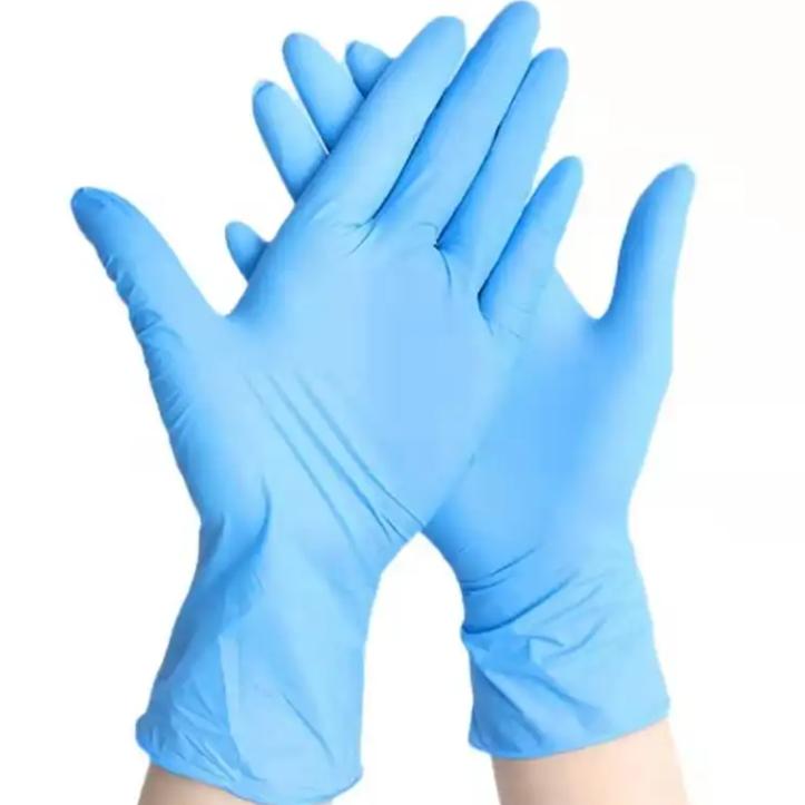 Examination Powder Free Nitrile Gloves Disposable Nitrile Gloves Manufacturers Blue 5mil Nitrile Gloves