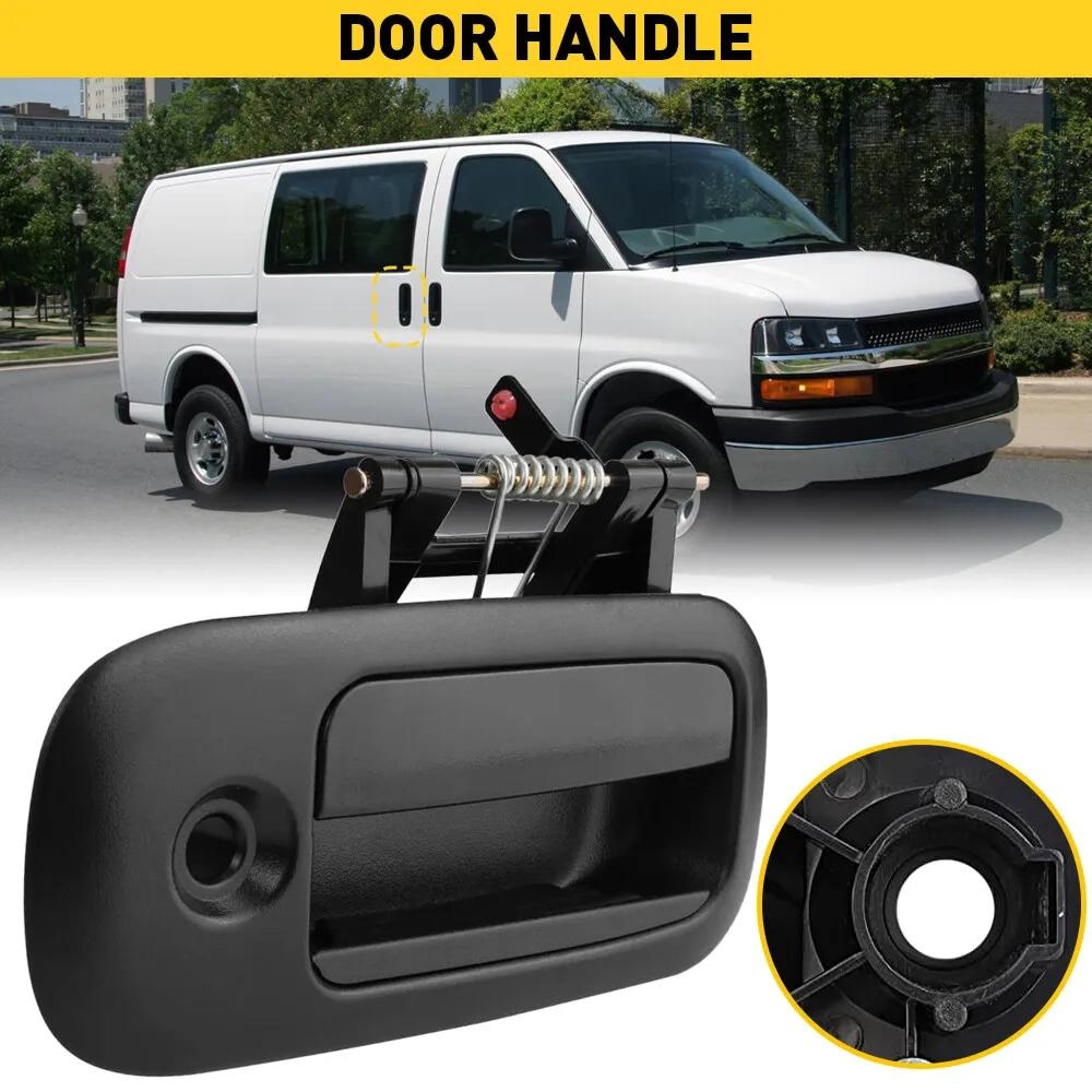 Replacement Exterior Sliding Door Handle RH Side Door Handle With Key Hole Compatible For Express 1500 2500 3500 Van Replace 15739871 Accessories