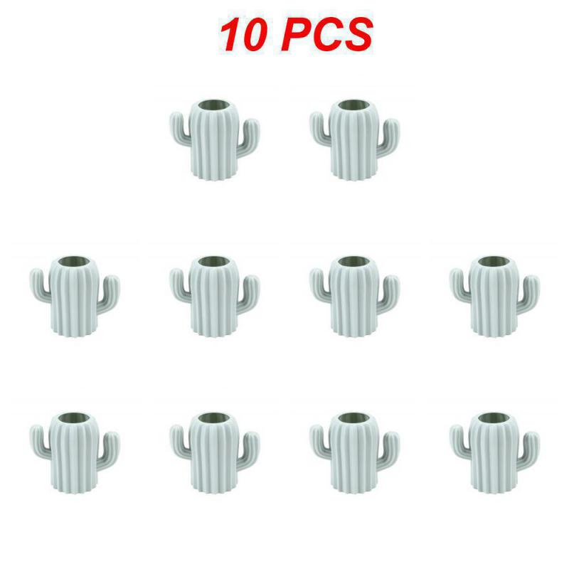 1~10PCS Creative Student Pen Holder Stationery Desktop Cactus Desk Multifunction Storage Box PE Pen Container Brush Pot Office