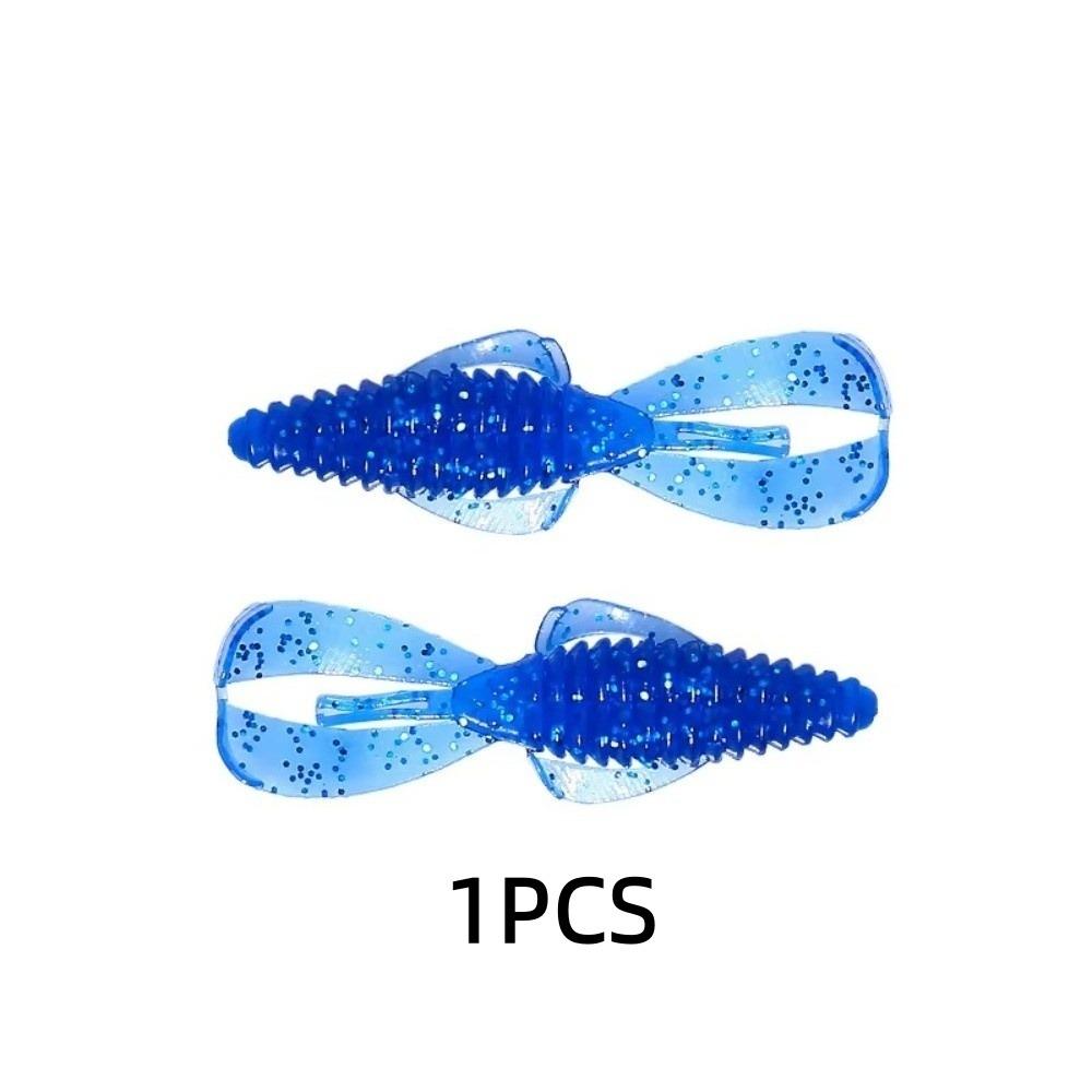 Silicone Soft Shrimp Lure 80mm Soft Lobster Worm Bait Fishing Bait Wobbler Freshwater Fishing