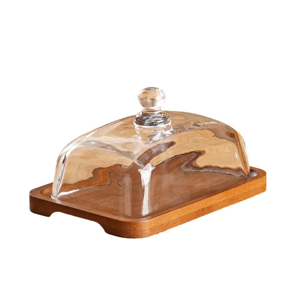 Rectangular Pastry Stand Light Luxury Appetizer Plates Show Rack Cheese Storage Case  Hotels