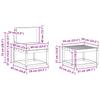 Outdoor Sofa Set with Cushions 7 pcs Natural and Light Grey