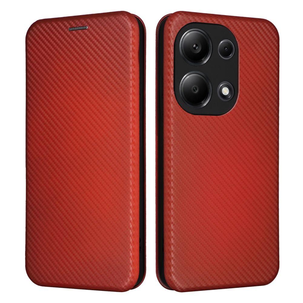 Флип-кейс из углеродного волокна с кошельком-книжкой для OPPO Reno 12 Pro 11 10 9 8 7 6 5, с магнитной застежкой
