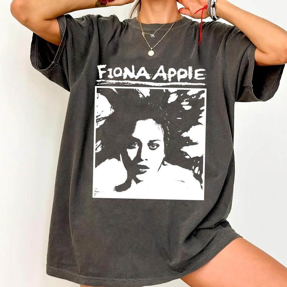 90s Fiona Apple Vtg Charcoal Basic Style T shirt Heavy Cotton tee NH25933 Unisex T-Shirt