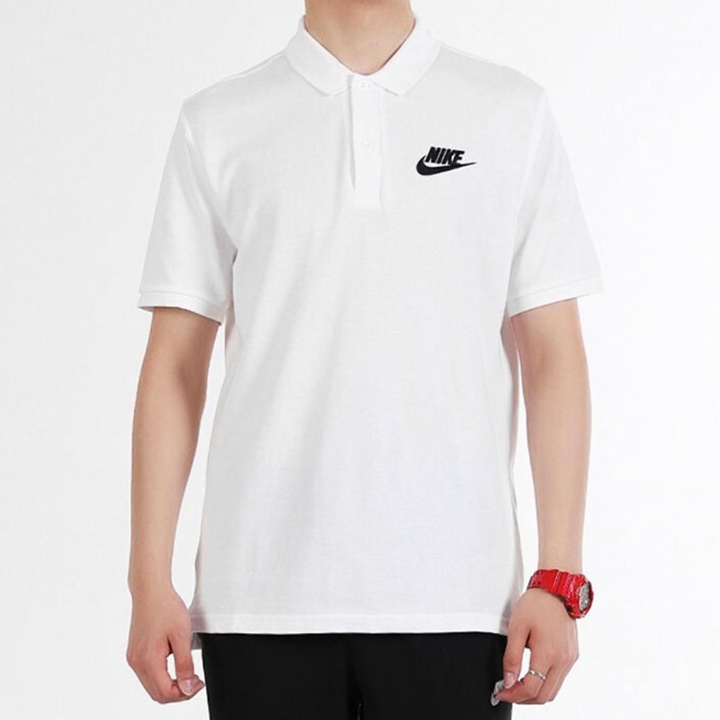 Nike Casual Sports Short Sleeve Polo Shirt White Men's 909747-100
