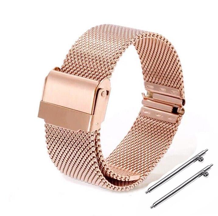Миланская петля 18/20/22/24 мм ремешок для часов для Samsung Galaxy Watch 6 Pro 45 мм Watch 6 40 мм 44 мм Watch6 Classic 43 мм 47 мм быстросъемный сетчатый тканый ремешок