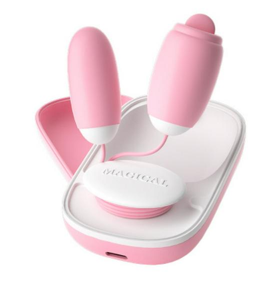Lai Le Розовая Дама Эрос Вибратор-яйцо с вибрацией для облизывания языка для женщин