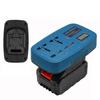 Высокоэффективный инвертор от аккумулятора 18В-21В с 3 портами USB и 1 портом Type C для зарядки телефонов, планшетов и электроники