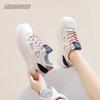 Women's Sneaker Chunky Platform Spring Summer Board Shoe Lace-up Color Blocking Women Shoes Casual Round Toe Casual Sport Tennis
