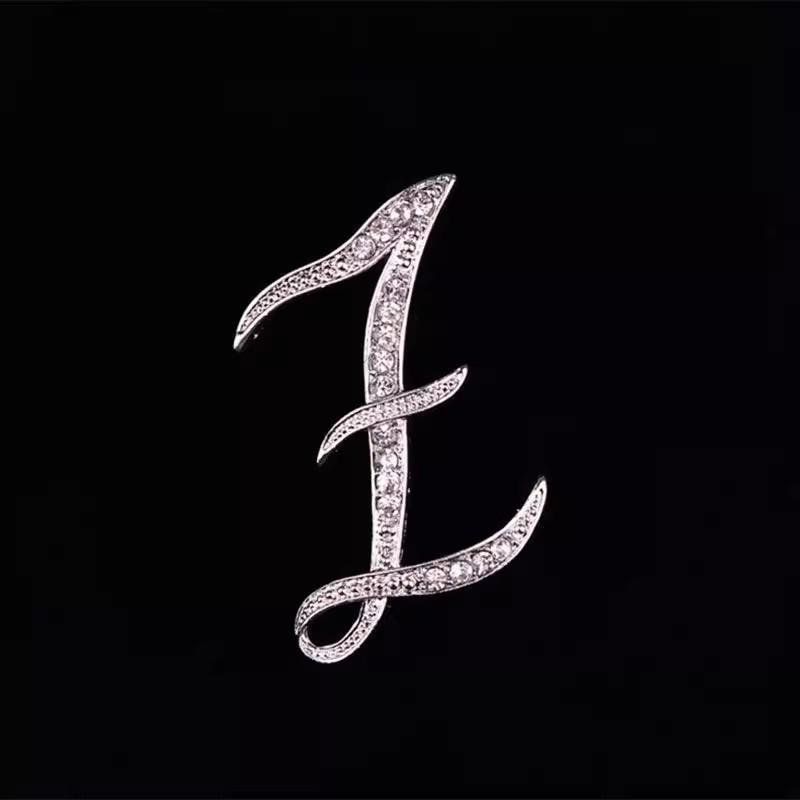 Значок-брошь в виде модной буквы: Креативный значок на пиджак для мужчин и женщин