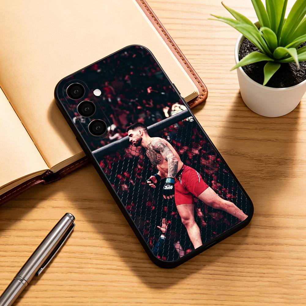 Чехол для телефона C-Champion Ilia T-Topuria Черный Силиконовый Мягкий Для Samsung Galaxy A73,A72,A71,A70,A53,A52,A51