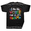 Mom Mama Autistic Autism Awareness T Shirts Cotton Streetwear Short Sleeve Birthday Gifts Summer Style Tshirt Mens Clothing