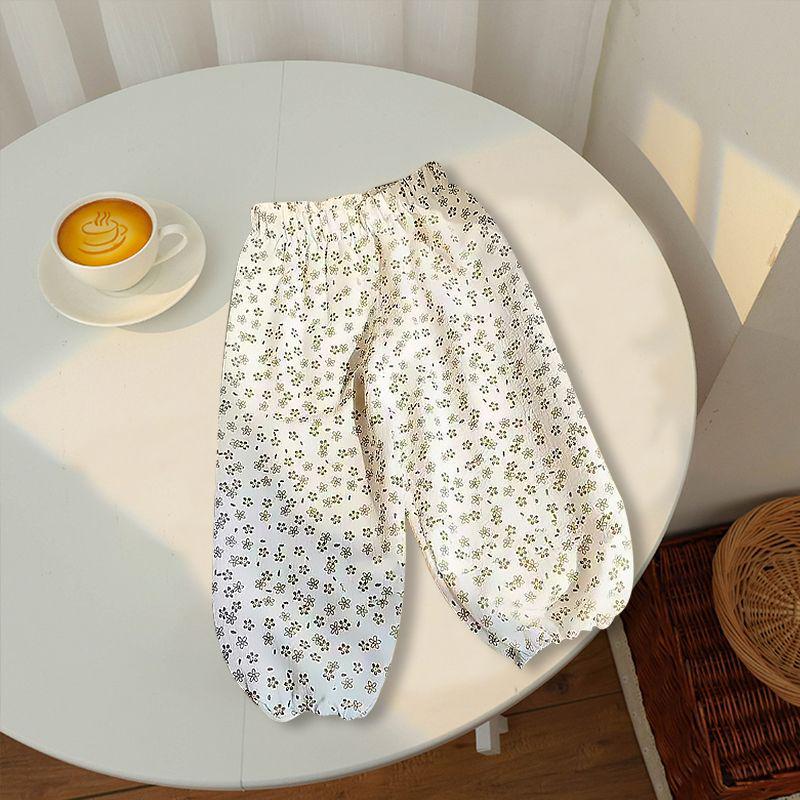 Trendy Summer Mosquito-Proof Lantern Pants for Boys and Girls - Lightweight, Fashionable, and Versatile.