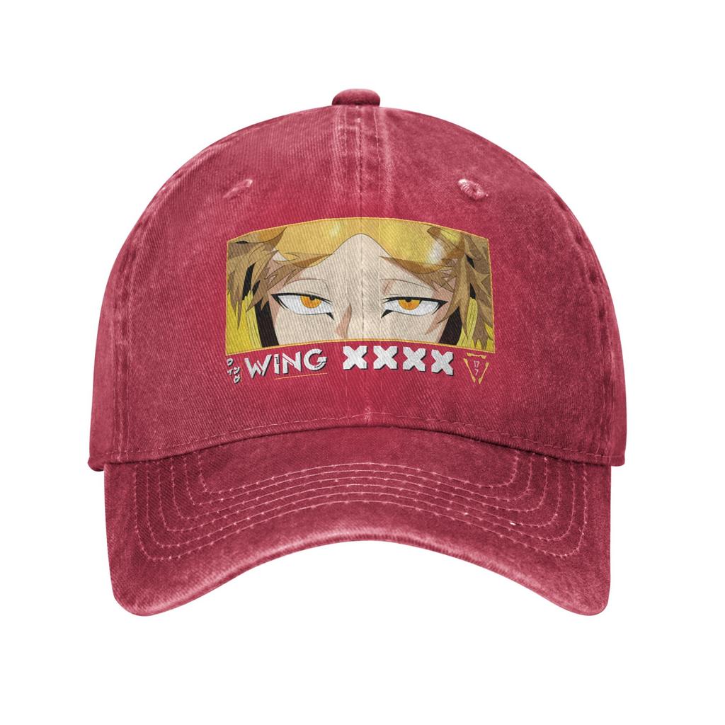 Fashion Wing Anime Eyes Japanese Cozy Anime Style baseball cap Denim Sports Cap Luxury Women Cap