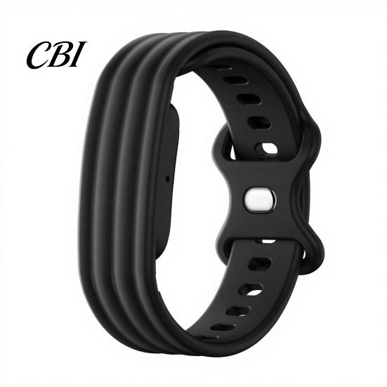 Adjustable Watch Band Silicone for Google Fitbit Air, Water Sweat Flexible Wristband Resistant Sport Band, Fitness Tracker Strap Replacement