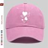 pc Artistic Heart Pattern Printed Baseball Cap Cute Sexy Design Sun Hat Comfortable Lightweight Trucker Decor Hat Adjustable