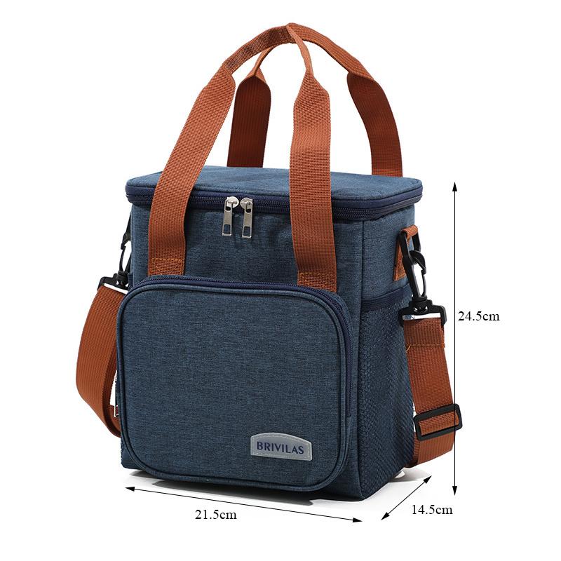 Портативная термосумка для холодильника для обеда, прочная сумка для хранения еды для пикника, термосумка для улицы, большая сумка для льда, изолированная коробка, сумка для напитков на плечо