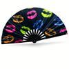 1pc Folding Fan, Large Folding Fan,Kung Fu Fan,Festival Smashing Fan,Folding Hand Fan,Suitable for Male and Female Performance Dance Party Accessories