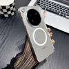 Чехол для Oppo Find N6 Высококачественный Прозрачный Защита Двойных Шарниров Магнитное Притяжение Беспроводная Зарядка Обложка