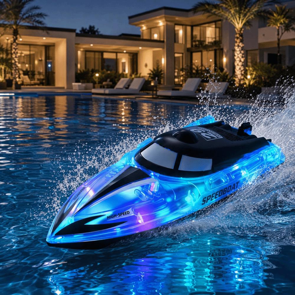 High Speed Remote Control Boats Water Toy Electric Watercraft Electric Yacht Boat For Children