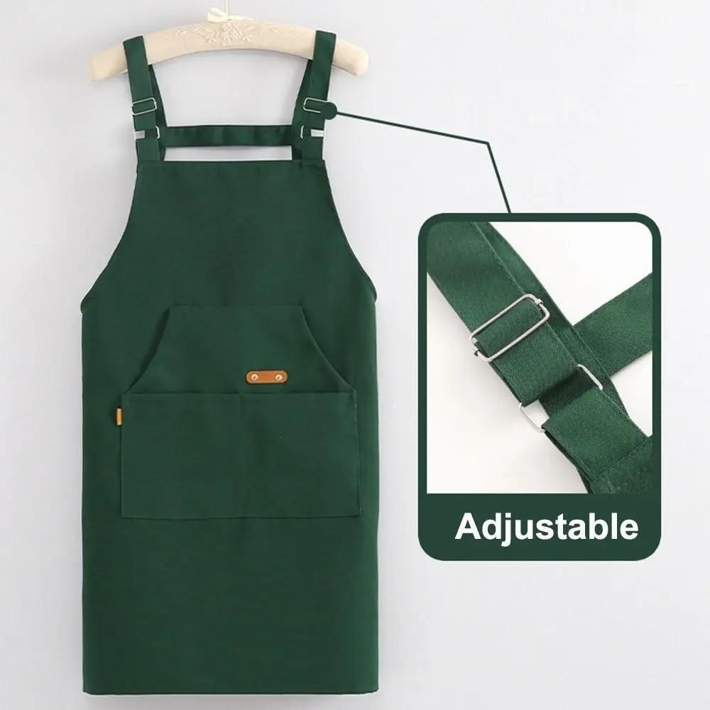 Oil-proof Waiter Sleeveless Apron Stain-proof Catering Work Clothes Dishwashing Cleaning Apron BBQ