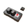 USB 3-Key Programmable Keyboard, Quiet, Red Switches, 3-Layer Function, Macro Keypad, Left-Handed Device for Streaming, DTM, Drawing, Video Editing,