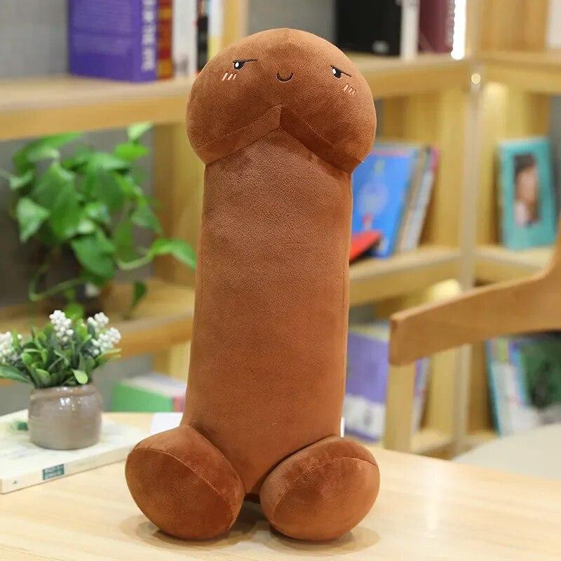 Big Penis Plush Soft Simulation Boy Plushie Cute Long Pillow Sex Stuffed Animals Penis Pillow Sexy Pillow Girlfriend Gift Funny Adult Toys Simulation