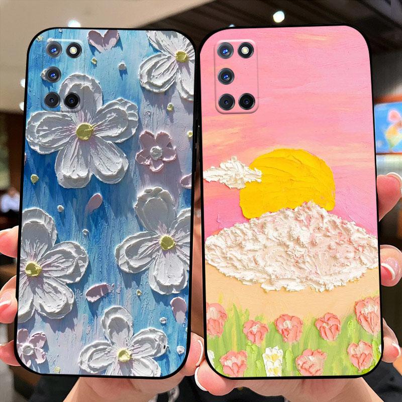 Case For Oppo A52 A72 A92 4G Coque Bumper For OPPO A92s 5G Cute Astronaut Soft Silicone TPU Phone Protective Fundas Capa Cover