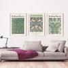 Set Flowers By William Morris Floral Botanical Modern Art Print Canvas Poster Autumn Flowers Illumination of Nature Willow Gift