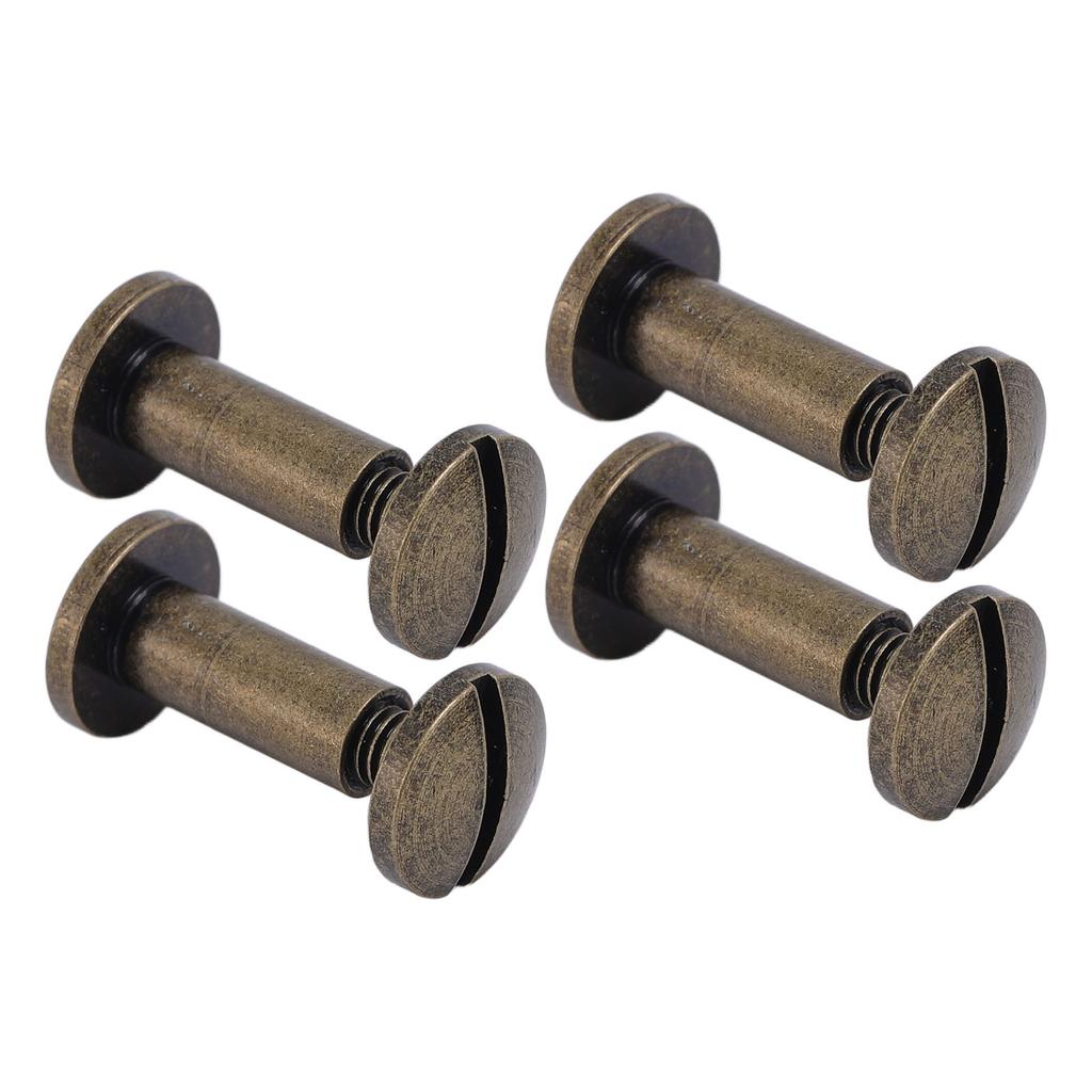 20 комплектов 8 X 10 мм заклепок для крепления, винтов с дуговой головкой и шлицем, цинковый сплав, 8 X 5 мм, шурупы для крепления своими руками из полиуретана