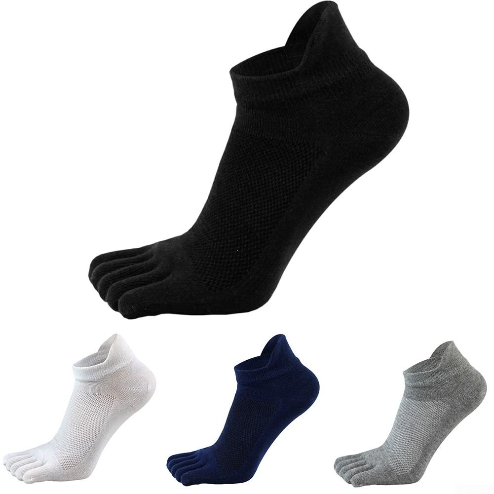 Black Separate Toe Socks Comfortable Five Fingers Men