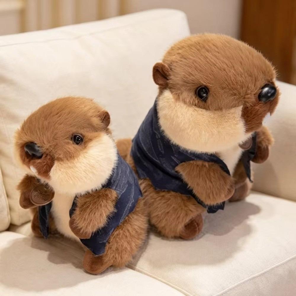 Popular Marmot Plush Toy Soft Vest Marmot Plush Doll Vest Groundhog Plush Doll Collection