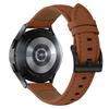 Litchi Textured Genuine Cow Leather Strap with Electroplated Buckle for Huami Amazfit Active 2 Square/Active 2/GTR Mini Pointed-End Watch Band