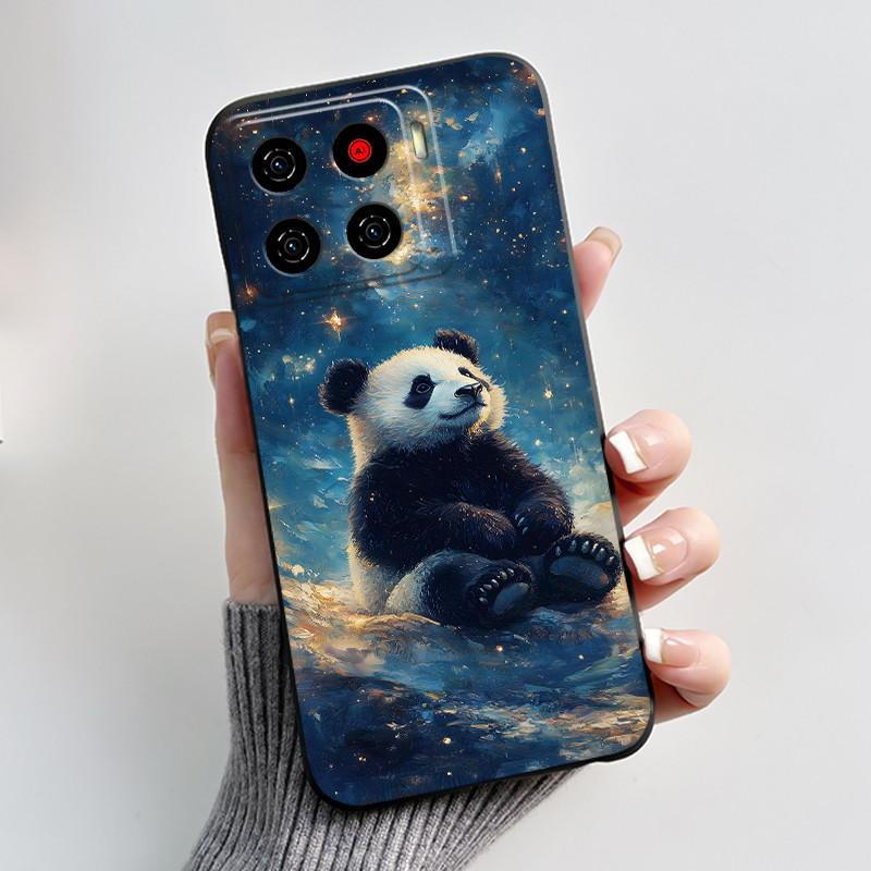 Милый Мультяшный Чехол Для ZTE Blade A56 Z2473 Nubia A56 Печатный Корпус Для Blade A56 Pro Защитная Крышка Мягкий Силикон Черный Корпус