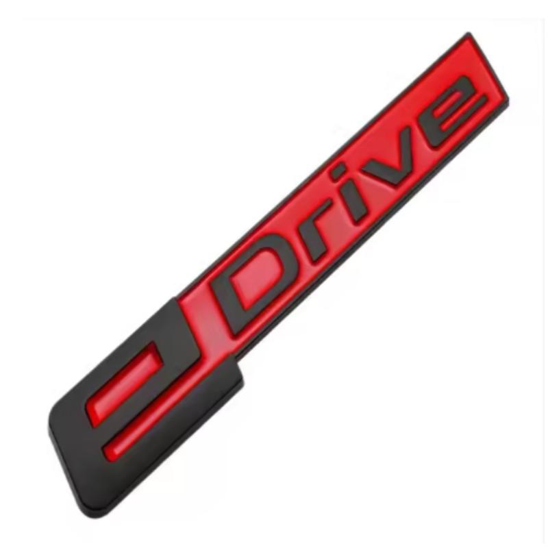 3D ABS eDrive Logo Car Rear Trunk Fender Emblem Badge Sticker Auto Styling For BMW eDrive 225 i4 i3 i8 X1 X5 530e i01 i12 i15 JY9