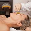 Lymphatic contour facial massage brush, sculpts the chin and jawline, facial lymphatic drainage massager, ergonomically designed to precisely fit the
