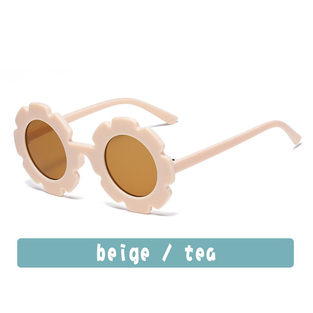 1pc Cute Fashion Trend Streetwear Eyewear Sun Glasses Vintage Flower Shape Children Sunglasses
