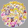 Stickers Anime Naruto 50Pcs Graffiti Sailor Moon Printing Easy To Apply Waterproof Cartoon DIY Stickers Luggage Decoration for Diary