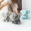 Silicone Mould Baby Elephant Candle Mold DIY Chocolate Handmade Soap Gypsum Epoxy Resin Home Decoration Ornaments