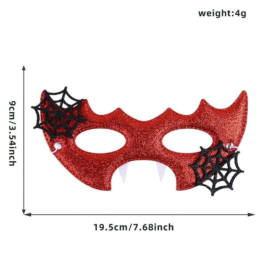 Witch Mask Spooky Halloween Half Face Mask Bat Mask Non Woven Costume Accessory For Carnival Gathering Holiday Party Cosplay