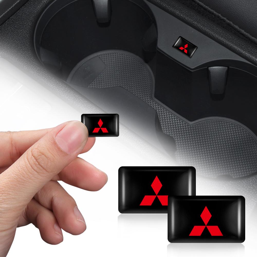 10/20 шт. Автостайлинг 3D Эпоксидная Смола Значок Наклейка Декали Для Mitsubishi ASX Lancer L200 Pajero Attrage Mirage Eclipse GB1