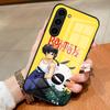 Чехол для телефона с аниме Ranma 2 1 для Samsung S26 S25 Edge Ultra S23 S22 S21 S20 Ultra Plus S24 Fe A54 A53 A25 Стеклянная крышка