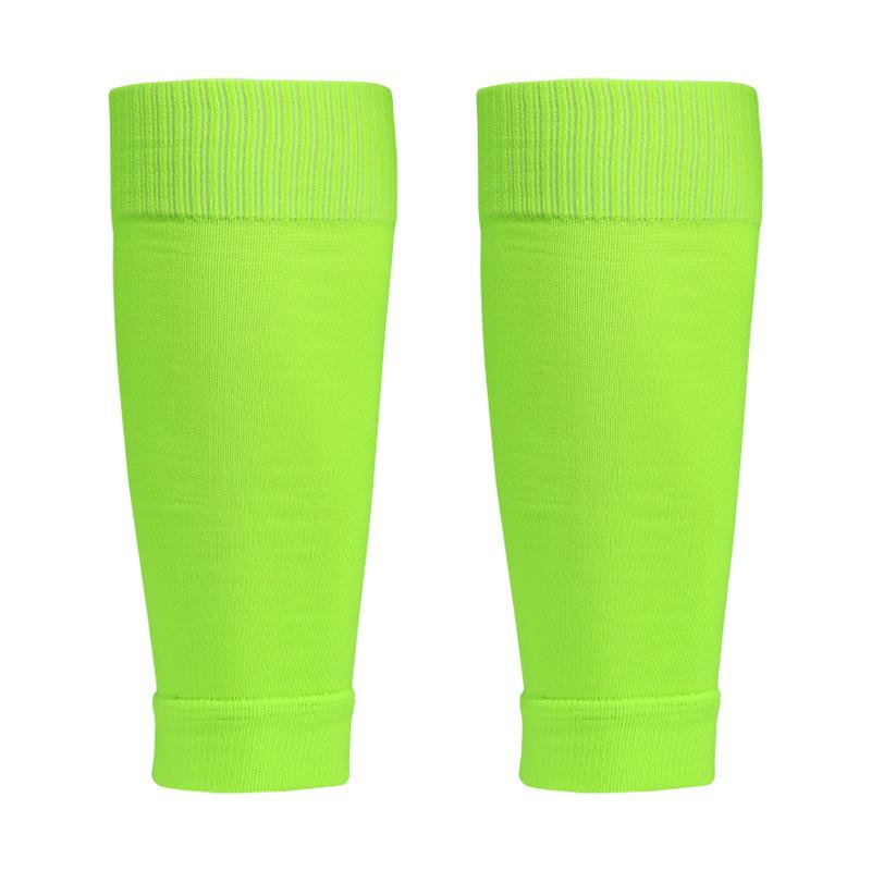 (S-2XL)1 Pair Teen Adult Leg Calf Sleeves Socks Football Shin Guard Soccer Anti-Collision Compression Basketball Leg Warmers 1