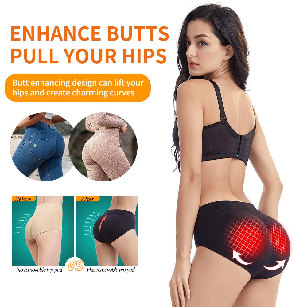 Женские трусики для увеличения ягодиц, подушечки для увеличения бедер, нижнее белье, корректирующее белье, трусики с поддельной задницей и подкладкой, формирователь тела, трусы, трусы с подушечками