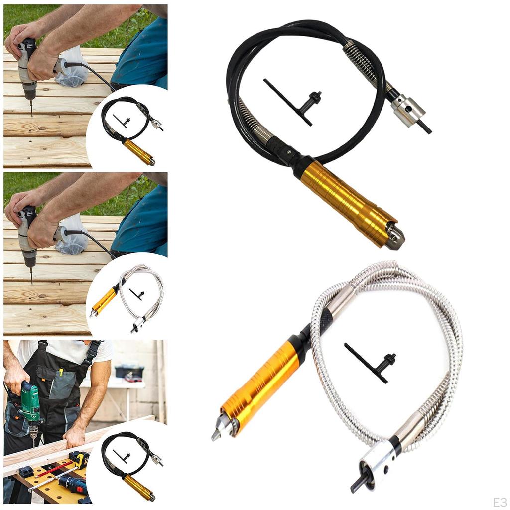 Adapter Attachment Extension Sturdy Flexible Shaft for Electric Drill Rotary Grind Tool Carving