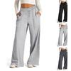 Women  Elastic Waist Cuff Pants Trousers Summer Loose Fit Hiking Jogger Pant With Pocket