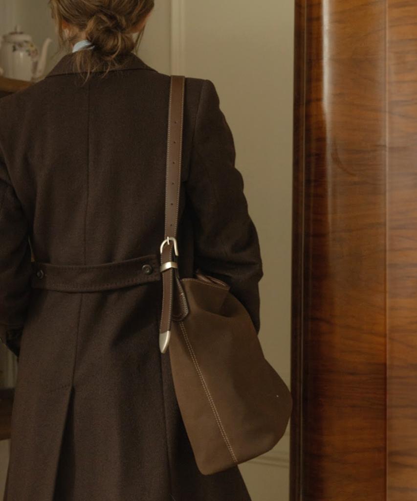 David Jones Bastille 2-в-1 Ведро Сумка-хобо Наплечная Замшевая Сумка Oxford Tan (Cm8447)