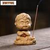 Исинская Цзыша Король Сунь Укун Обезьяна Подставка для благовоний Чайный питомец Ручная работа Чайная скульптура Чайная фигурка Игрушки для игры Чайная статуэтка Украшения